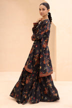 Embroidered Gharara Suit - 1514