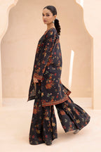 Embroidered Gharara Suit - 1514