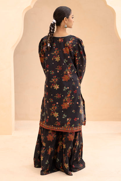 Embroidered Gharara Suit - 1514