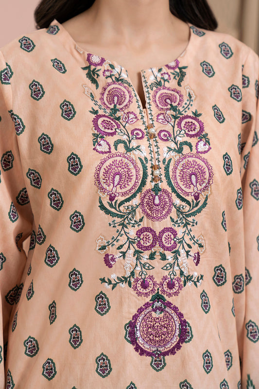 Embroidered Kurta Dupatta - 1551