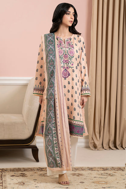 Embroidered Kurta Dupatta - 1551