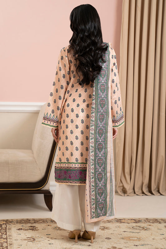 Embroidered Kurta Dupatta - 1551