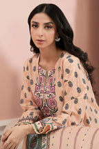Embroidered Kurta Dupatta - 1551