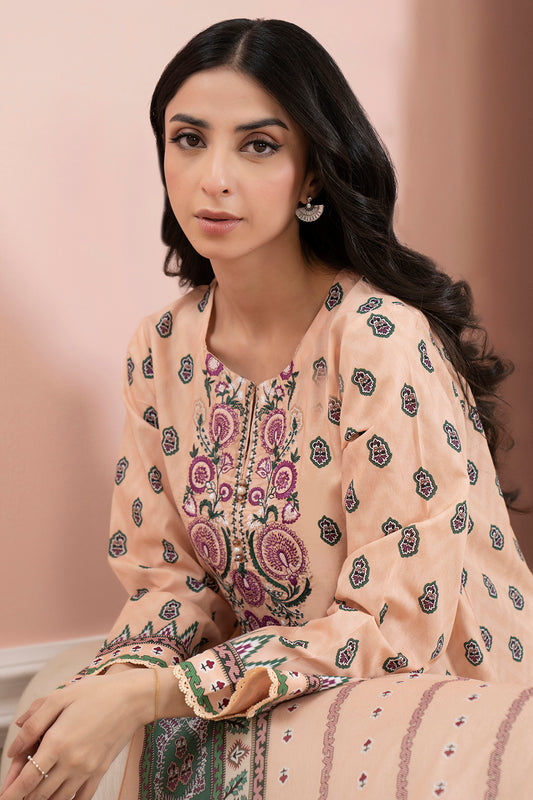 Embroidered Kurta Dupatta - 1551