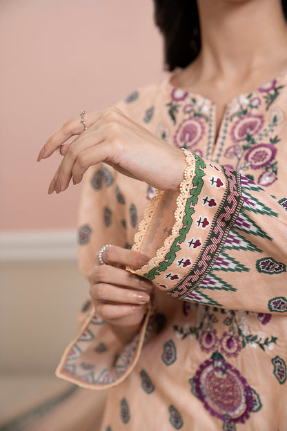 Embroidered Kurta Dupatta - 1551
