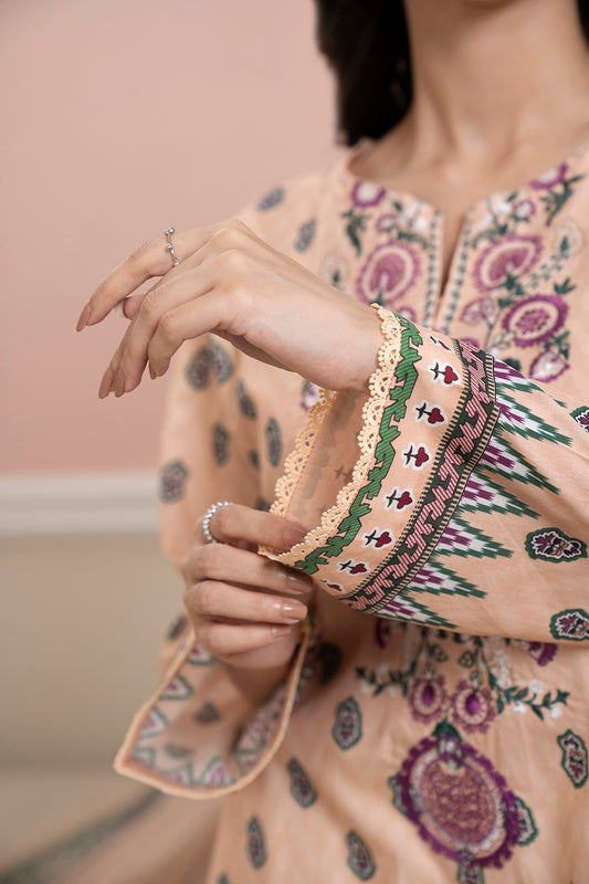Embroidered Kurta Dupatta - 1551