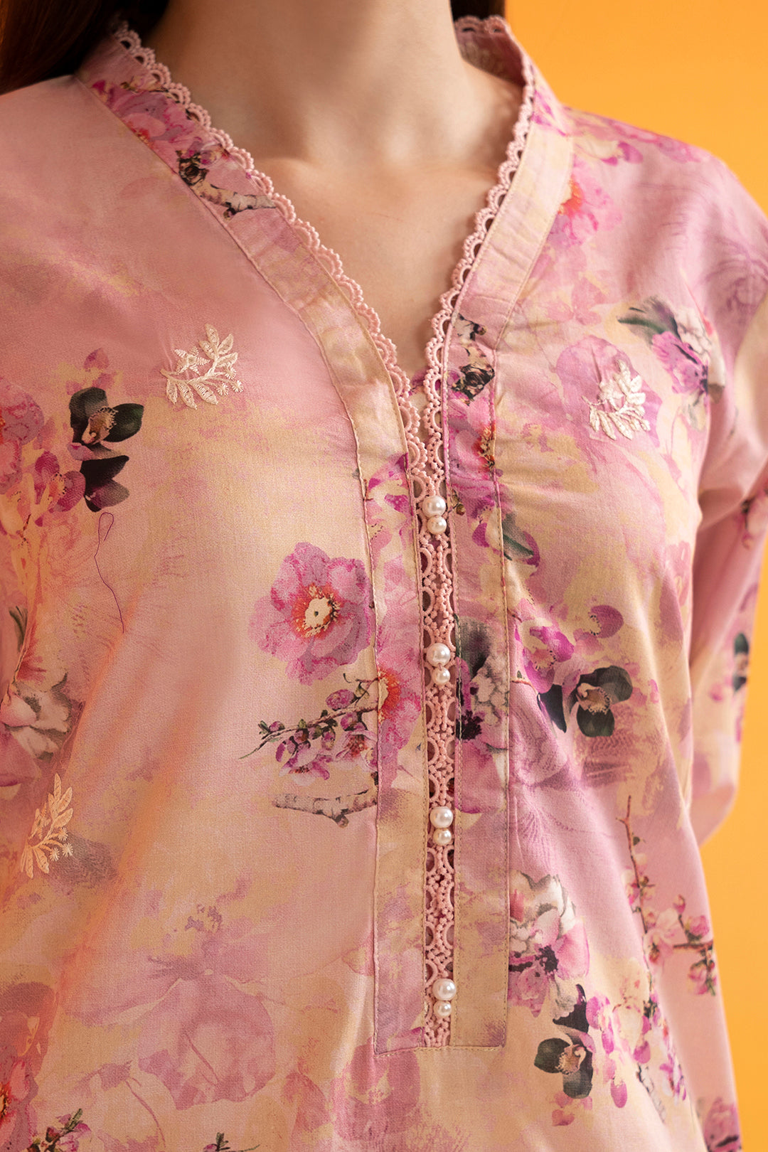 Embroidered Kurta Dupatta - 1552