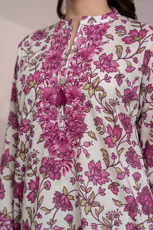 Embroidered Kurta Dupatta - 1553