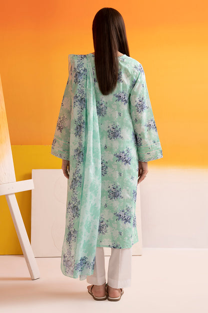 Embroidered Kurta Dupatta - 1610