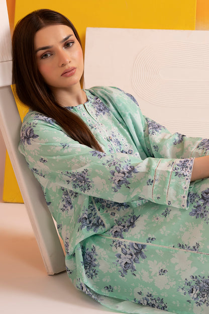 Embroidered Kurta Dupatta - 1610