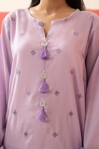 Embroidered Kurta Trouser - 1613