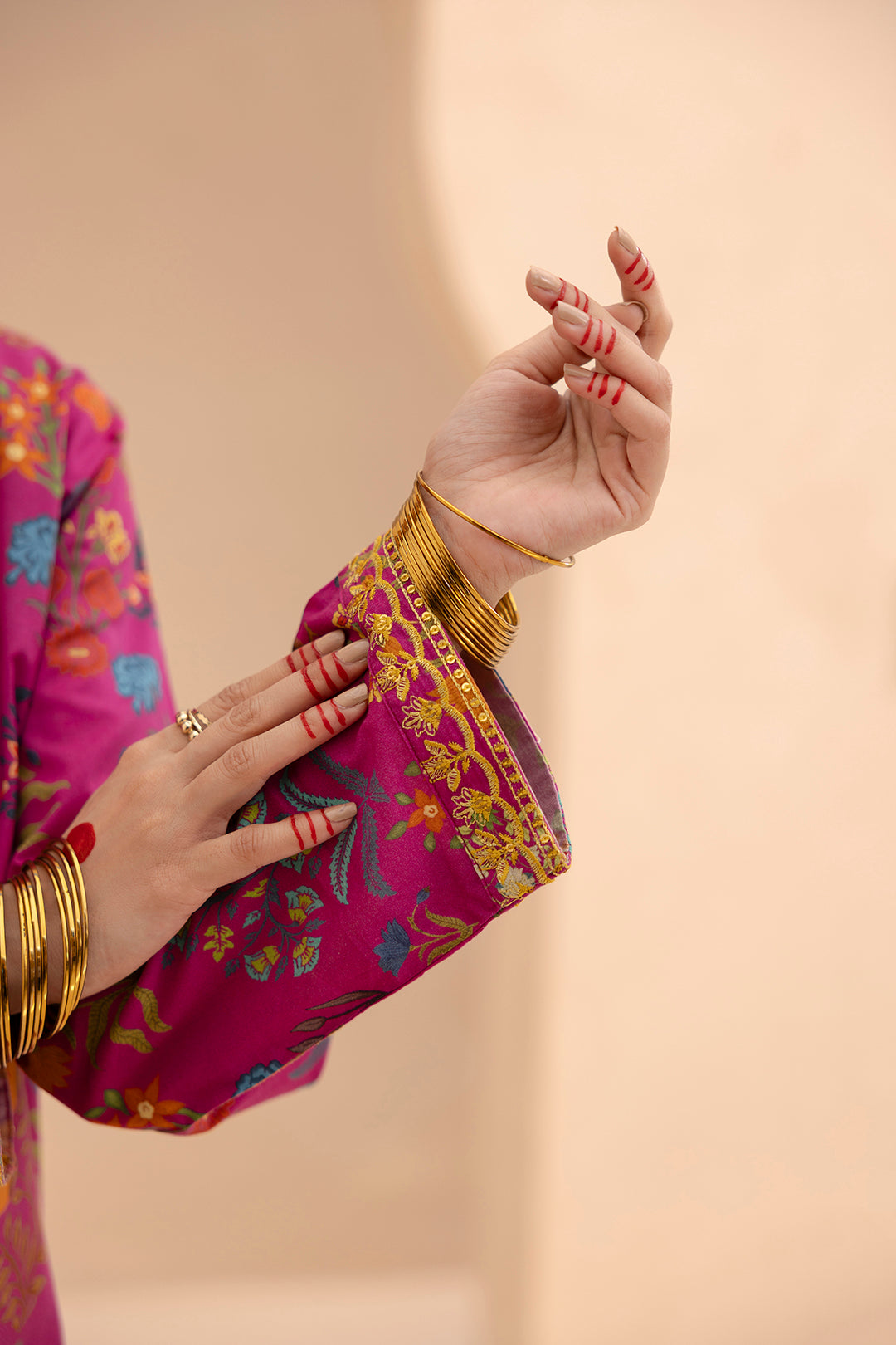 Embroidered Gharara Suit - 1616