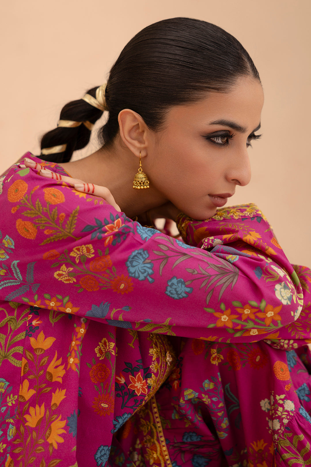 Embroidered Gharara Suit - 1616