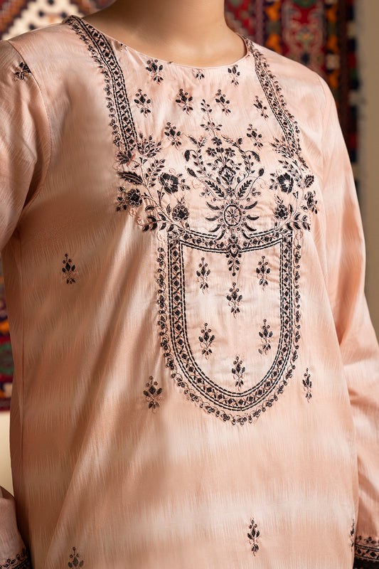 Embroidered Kurta Dupatta - 1668