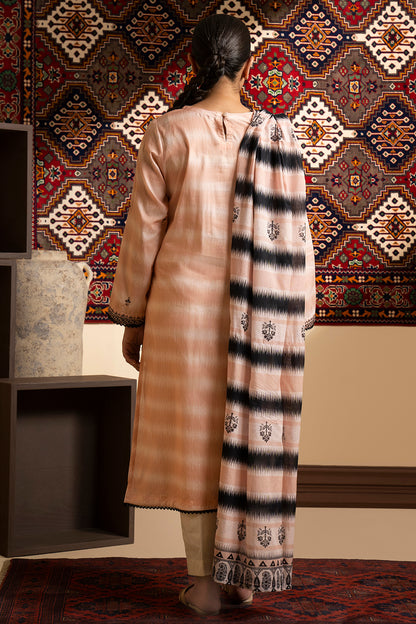 Embroidered Kurta Dupatta - 1668