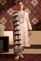 Embroidered Kurta Dupatta - 1668