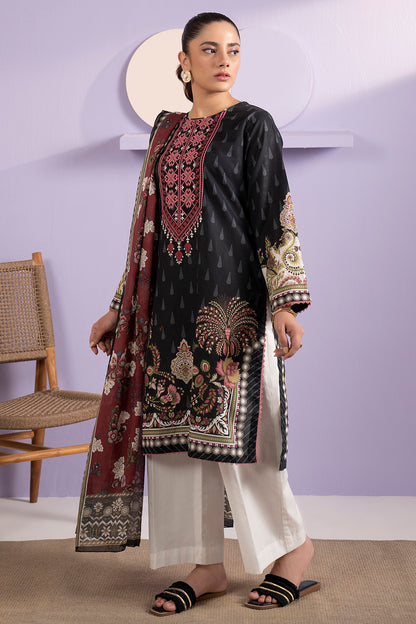 Embroidered Kurta Dupatta - 1669