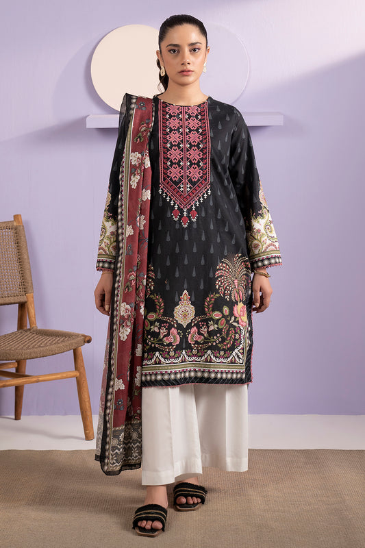 Embroidered Kurta Dupatta - 1669