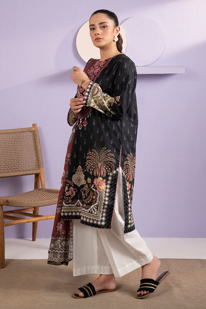 Embroidered Kurta Dupatta - 1669