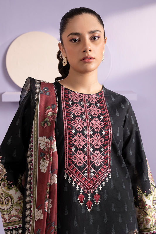 Embroidered Kurta Dupatta - 1669