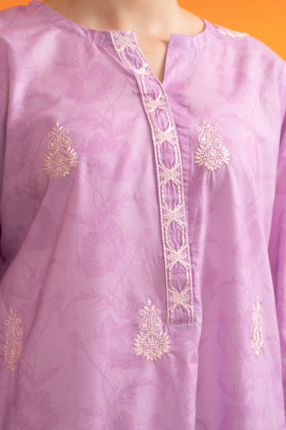 Embroidered Kurta Dupatta - 1670