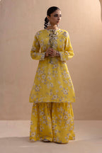 Embroidered Gharara Suit - 1686