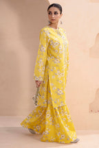 Embroidered Gharara Suit - 1686