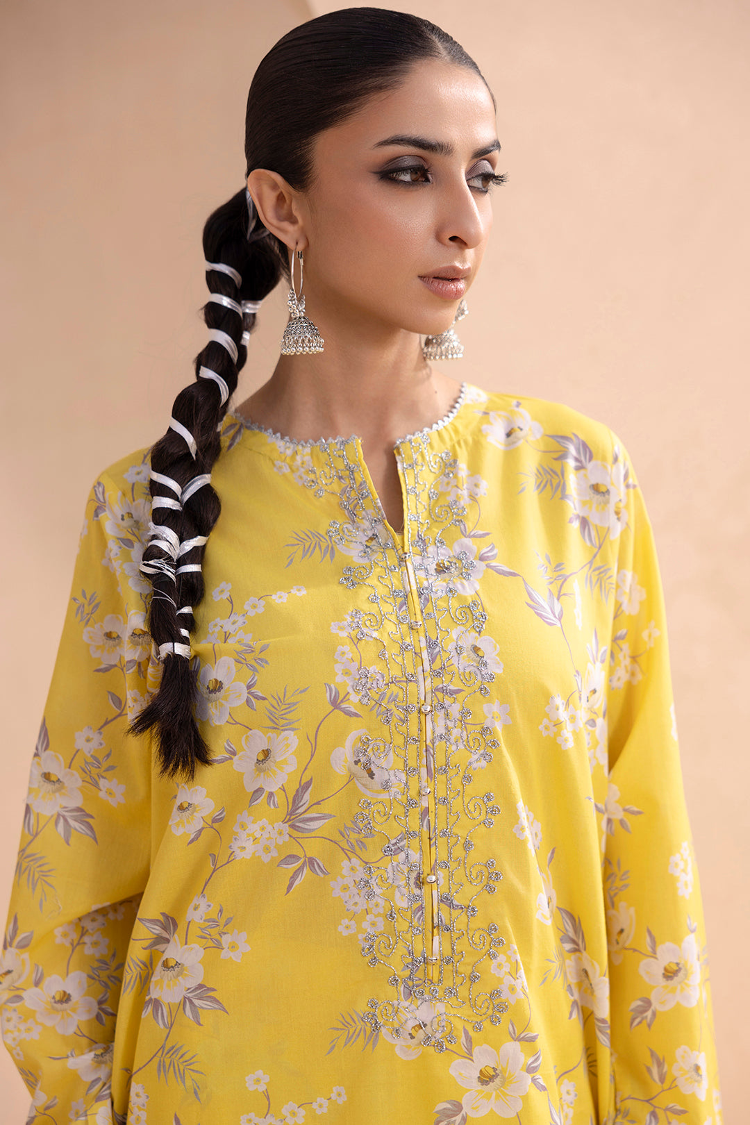 Embroidered Gharara Suit - 1686