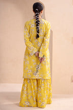 Embroidered Gharara Suit - 1686