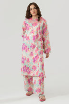Embroidered Kurta Trouser - 1687