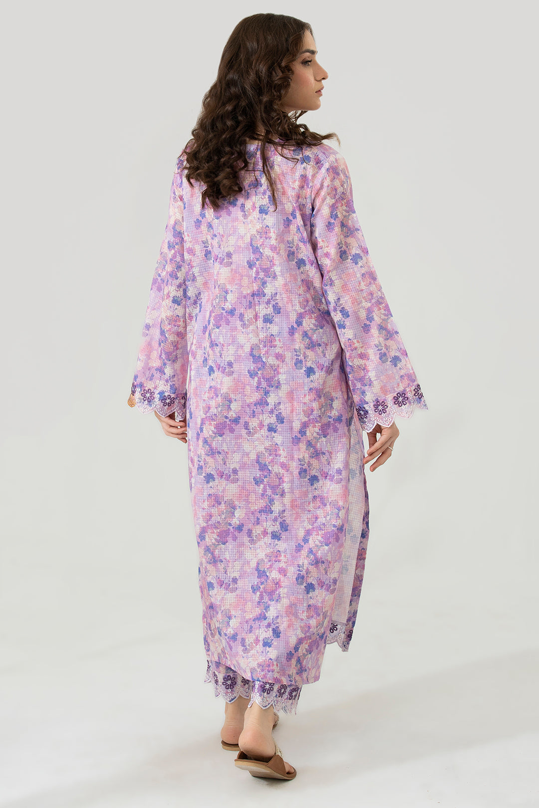 Embroidered Kurta Trouser - 1688
