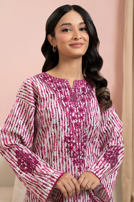 Embroidered Kurta Trouser - 1689