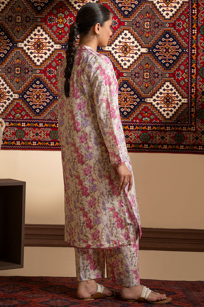 Embroidered Kurta Trouser - 1691