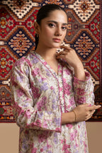 Embroidered Kurta Trouser - 1691