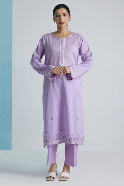 Embroidered Kurta Trouser - 1692