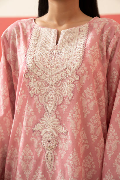 Embroidered Kurta Trouser - 1693
