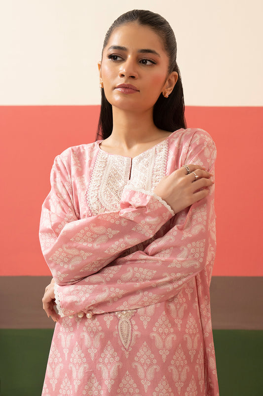Embroidered Kurta Trouser - 1693