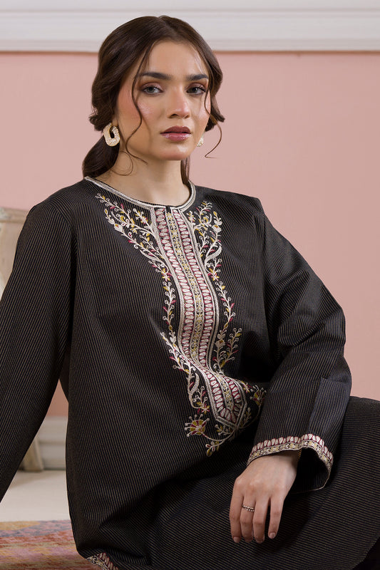 Embroidered Kurta Trouser - 1694