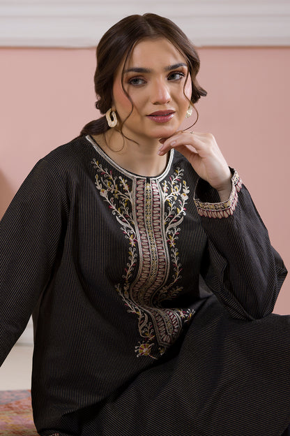 Embroidered Kurta Trouser - 1694