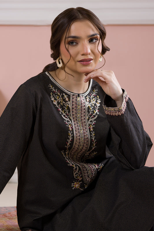 Embroidered Kurta Trouser - 1694