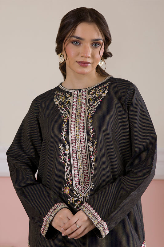 Embroidered Kurta Trouser - 1694