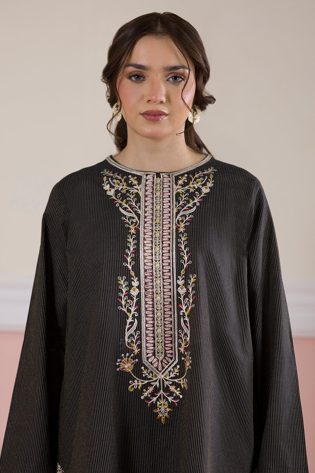 Embroidered Kurta Trouser - 1694