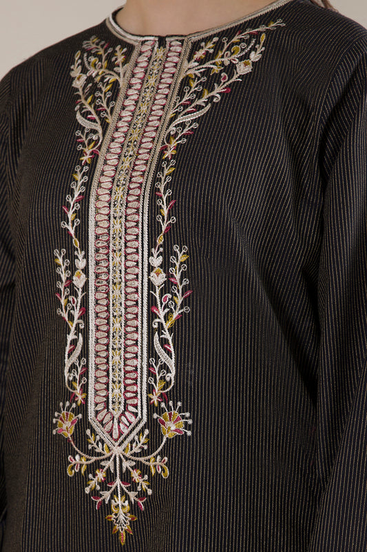 Embroidered Kurta Trouser - 1694