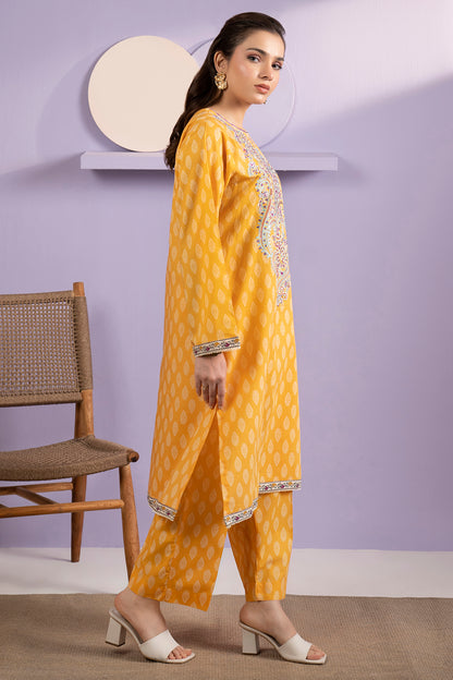 Embroidered Kurta Trouser - 1695