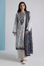 Embroidered Kurta Dupatta - 1755