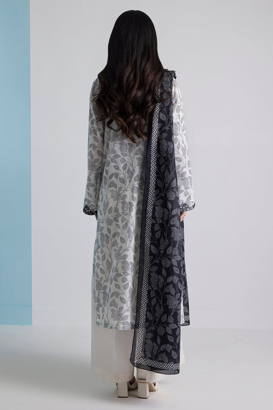 Embroidered Kurta Dupatta - 1755