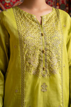 Embroidered Kurta Trouser - 1770