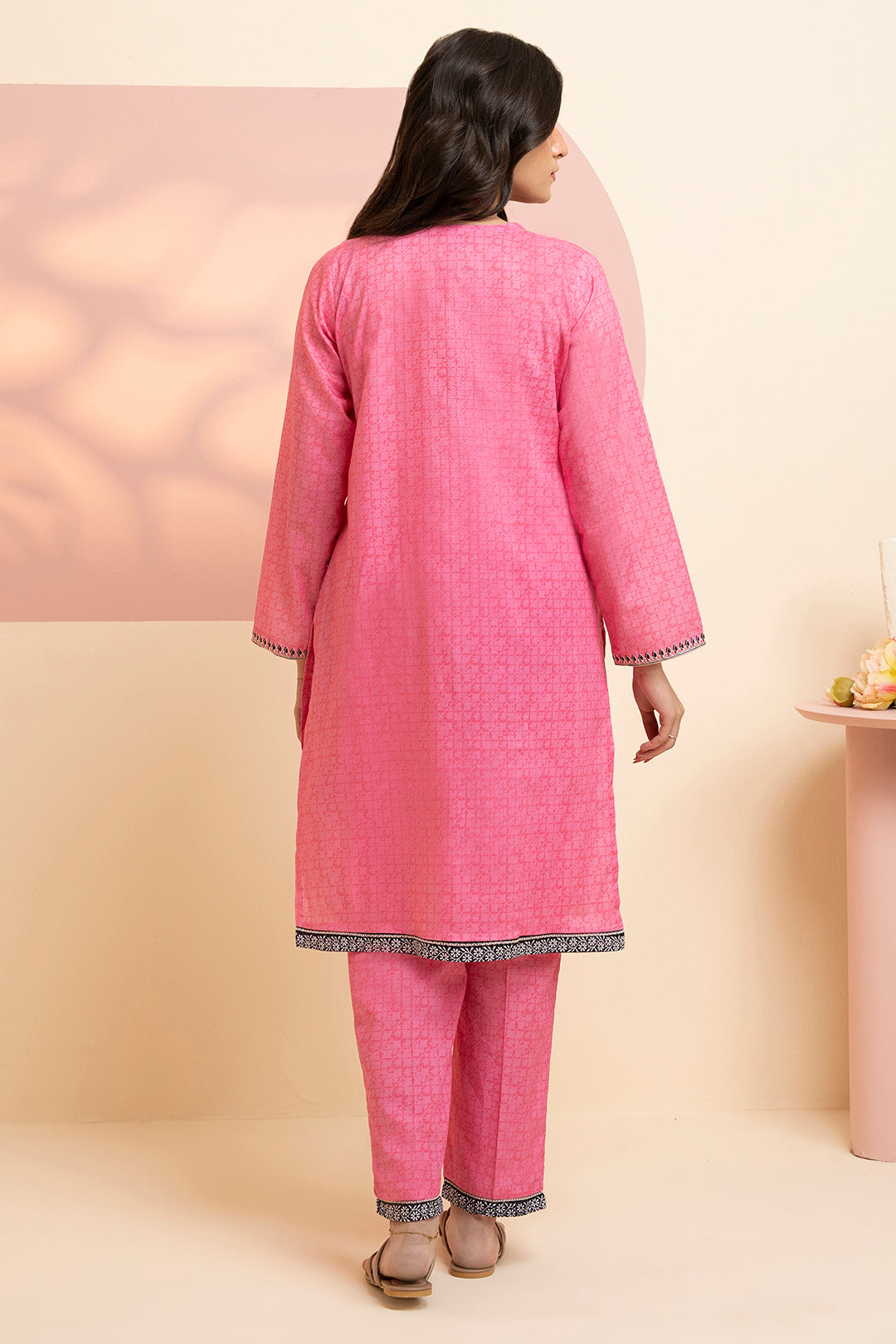 Embroidered Kurta Trouser - 1771