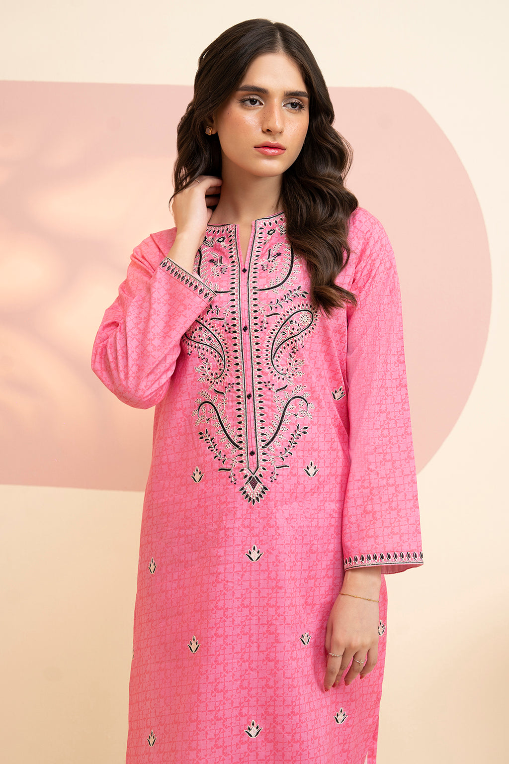 Embroidered Kurta Trouser - 1771