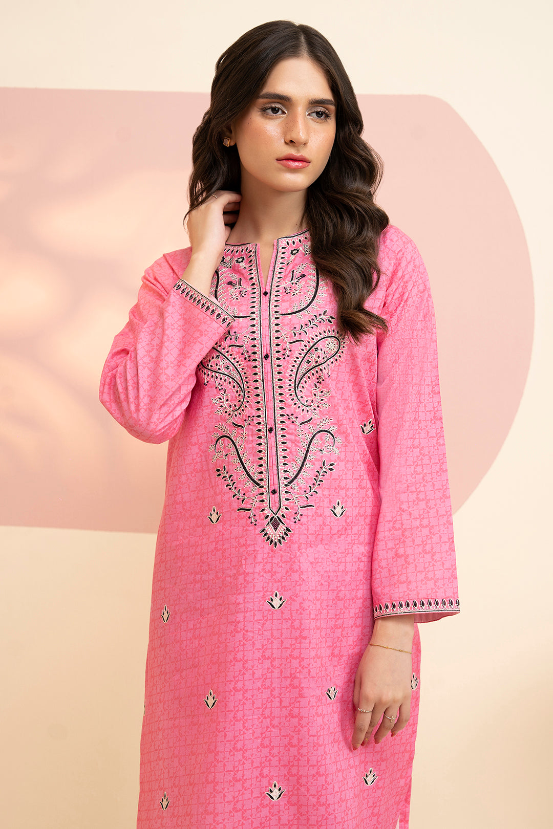 Embroidered Kurta Trouser - 1771